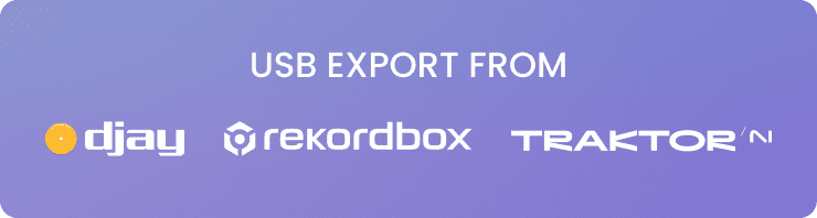 USB EXPORT FROM djay rekordbox TRAKTOR