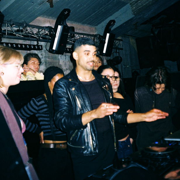 Wax Wings speaking to a workshop group