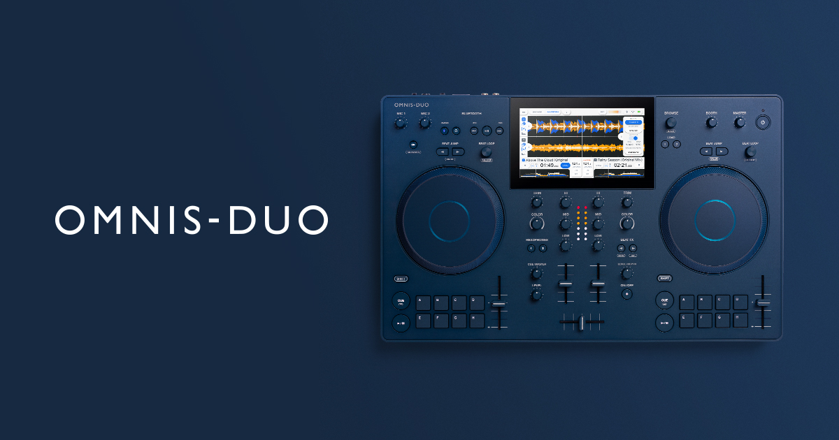Out of the Blue: Introducing the OMNIS-DUO portable all-in-one DJ