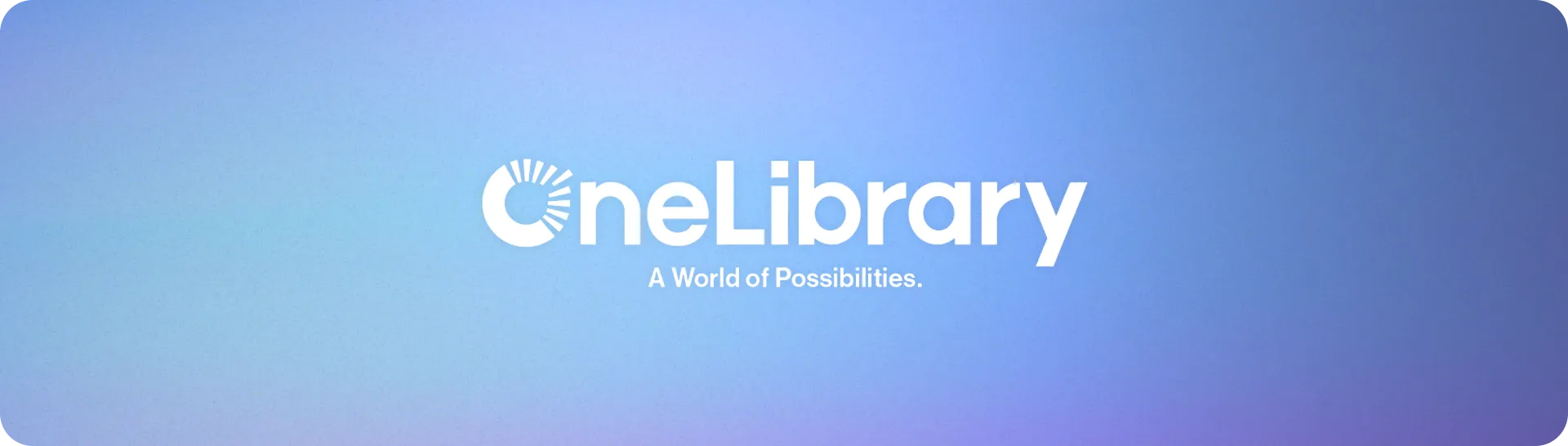 one library banner