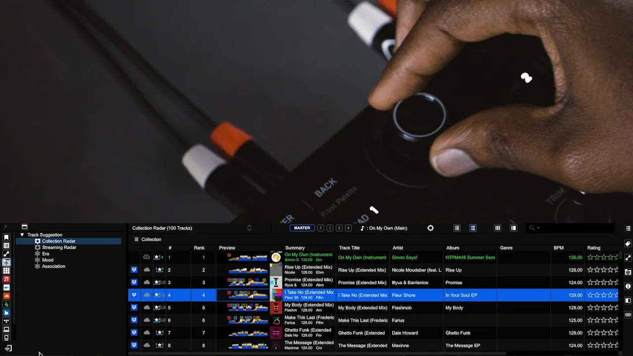 動画再生：楽曲コレクション