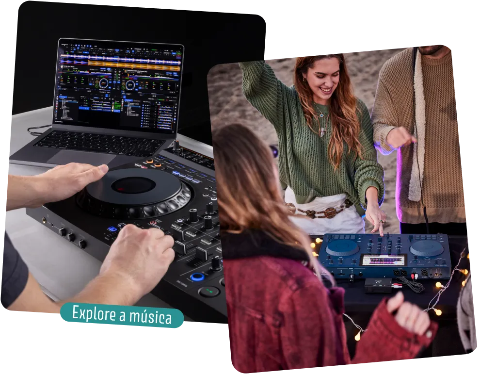 Explore a música